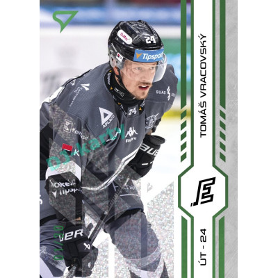 2024/25 Sportzoo ELH Play Off #437 Tomáš Vracovský Green Glitter xx/30