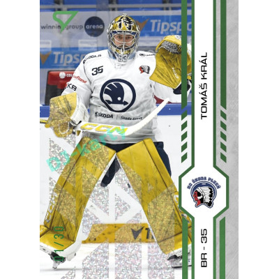 2024/25 Sportzoo ELH Play Off #438 Tomáš Král Green Glitter xx/30