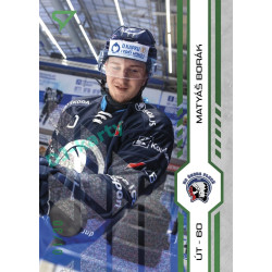 2024/25 Sportzoo ELH Play Off #440 Matyáš Borák Green Glitter xx/30