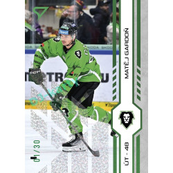 2024/25 Sportzoo ELH Play Off #444 Matěj Gardoň Green Glitter xx/30