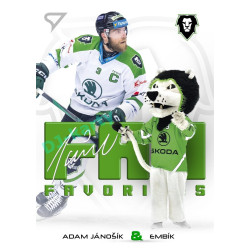 2024/25 Sportzoo ELH Play Off #FF-13 Adam Jánošík & Embík Fan Favorites