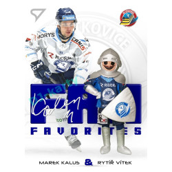 2024/25 Sportzoo ELH Play Off #FF-09 Marek Kalus & Rytíř Vítek Fan Favorites