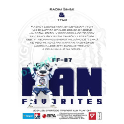 2024/25 Sportzoo ELH Play Off #FF-07 Radim Šimek & Tygr Fan Favorites