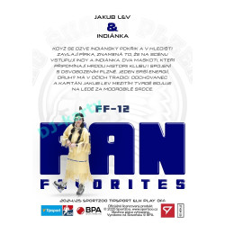2024/25 Sportzoo ELH Play Off #FF-12 Jakub Lev & Indy Fan Favorites