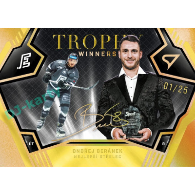 2024/25 Sportzoo ELH Play Off #TW-3 Ondřej Beránek Trophy Winners Gold xx/25