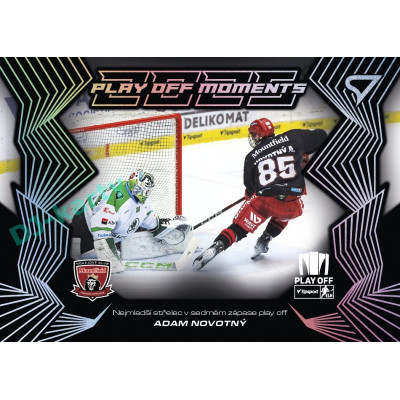 2024/25 Sportzoo ELH Play Off #PM-14 Adam Novotný Play Off Moments