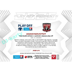 2024/25 Sportzoo ELH Play Off #PM-14 Adam Novotný Play Off Moments