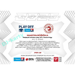 2024/25 Sportzoo ELH Play Off #PM-13 Martin Růžička Play Off Moments
