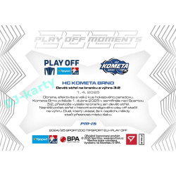 2024/25 Sportzoo ELH Play Off #PM-15 HC Kometa Brno Play Off Moments