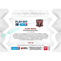 2024/25 Sportzoo ELH Play Off #PM-16 Aleš Jergl Play Off Moments