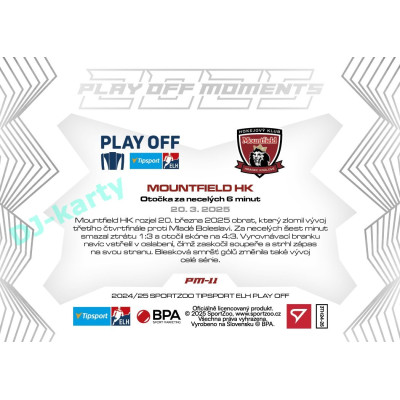 2024/25 Sportzoo ELH Play Off #PM-11 Mountfield HK Play Off Moments