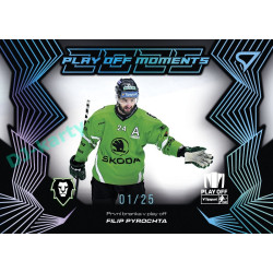 2024/25 Sportzoo ELH Play Off #PM-12 Filip Pyrochta Play Off Moments Blue xx/25