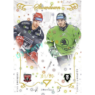 2024/25 Sportzoo ELH Play Off #SH-06 Ryan Dmowski vs. Dominik Lakatoš Showdown Goldenstars xx/50