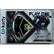 2024/25 Sportzoo ELH Play Off #PS-MN MArkus Nenonen Play Off Shards Auto Puck 10/15