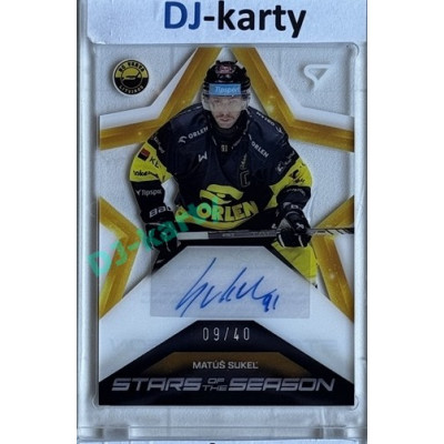 2024/25 Sportzoo ELH Play Off #SS-MS Matúš Sukel Stars of the Season Auto 09/40