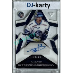 2024/25 Sportzoo ELH Play Off #SS-TM T. J. Melancon Stars of the Season Auto 29/40