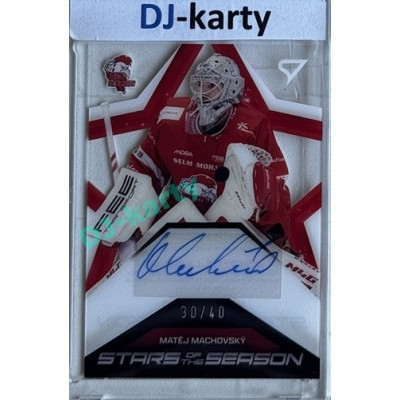 2024/25 Sportzoo ELH Play Off #SS-MM Matěj Machovský Stars of the Season Auto 30/40