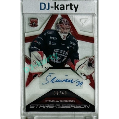 2024/25 Sportzoo ELH Play Off #SS-SS Stanislav Škorvánek Stars of the Season Auto 32/40