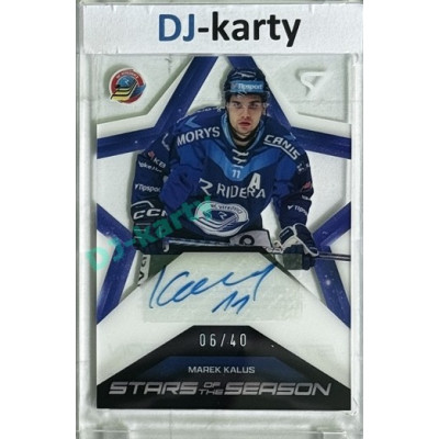 2024/25 Sportzoo ELH Play Off #SS-KU Marek Kalus Stars of the Season Auto 06/40