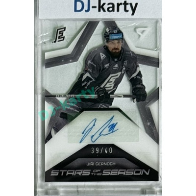 2024/25 Sportzoo ELH Play Off #SS-JC Jiří černoch Stars of the Season Auto 39/40