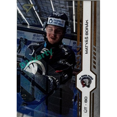 2024/25 Sportzoo ELH Play Off #440 Matyáš Borák Golden Glow xx/10