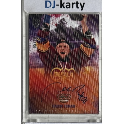 2024/25 Maxa Liga #AS-20 Radim Toman Champions Signature 05/10