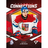 2025 Sportzoo Hokejové ČESKO #DC-04 David Jiříček / Adam Jiříček Dynamic Connections 3D