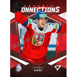 2025 Sportzoo Hokejové ČESKO #DC-06 Ondřej Kaše / David Kaše Dynamic Connections 3D