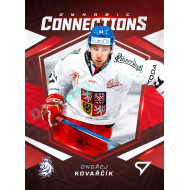2025 Sportzoo Hokejové ČESKO #DC-08 Ondřej Kovařčík / Michal Kovařčík Dynamic Connections 3D