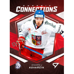 2025 Sportzoo Hokejové ČESKO #DC-08 Ondřej Kovařčík / Michal Kovařčík Dynamic Connections 3D