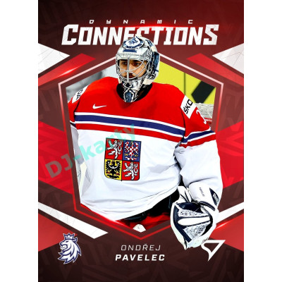 2025 Sportzoo Hokejové ČESKO #DC-11 Ondřej Pavelec / Michal Neuvirth Dynamic Connections 3D