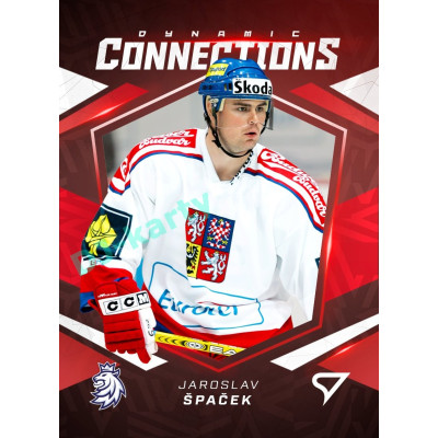 2025 Sportzoo Hokejové ČESKO #DC-16 Jaroslav Špaček / David Špaček Dynamic Connections 3D