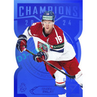 2025 Sportzoo Hokejové ČESKO #CG-20 Ondřej Palát Champions 2024 Blue Die Cut xx/25