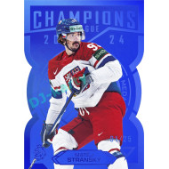 2025 Sportzoo Hokejové ČESKO #CG-23 Matěj Stránský Champions 2024 Blue Die Cut xx/25
