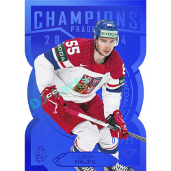 2025 Sportzoo Hokejové ČESKO #CG-05 Libor Hájek Champions 2024 Blue Die Cut xx/25