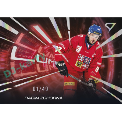 2025 Sportzoo Hokejové ČESKO #LS-27 Radim Zohorna Luminous Red xx/49