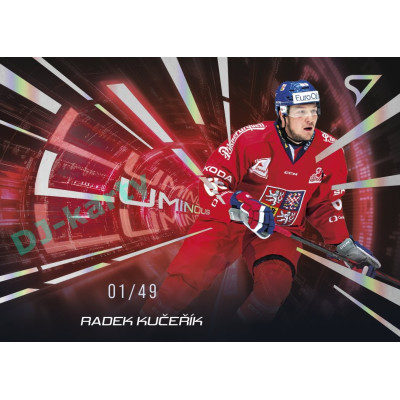 2025 Sportzoo Hokejové ČESKO #LS-09 Radek Kučeřík Luminous Red xx/49