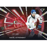 2025 Sportzoo Hokejové ČESKO #LS-23 Matěj Stránský Luminous Red xx/49