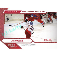 2025 Sportzoo Hokejové ČESKO #SM-16 Jakub Klepiš Special Moments Limited 07/25