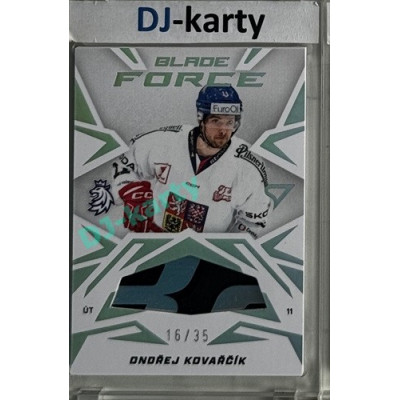 2025 Sportzoo Hokejové ČESKO #BF-OK Ondřej Kovařčík Blade Force 16/35
