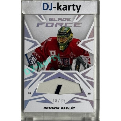 2025 Sportzoo Hokejové ČESKO #BF-DP Dominik Pavlát Blade Force 18/35