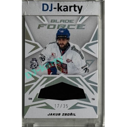 2025 Sportzoo Hokejové ČESKO #BF-JZ Jakub Zbořil Blade Force 17/35