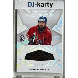 2025 Sportzoo Hokejové ČESKO #BF-FP Filip Pyrochta Blade Force 05/35
