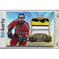2025 Sportzoo Hokejové ČESKO #NT-JF Jakub Flek  National Thread Logo Patch 09/15