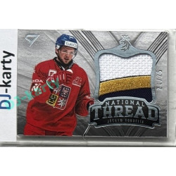 2025 Sportzoo Hokejové ČESKO #NT-JK Jáchym Kondelík National Thread Patch 24/25