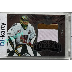 2025 Sportzoo Hokejové ČESKO #NT-DP Dominik Pavlát National Thread Patch 15/25