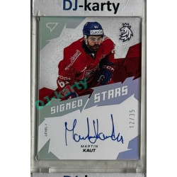 2025 Sportzoo Hokejové ČESKO #SL1-MK Martin Kaut Signed Stars Level 1 12/35