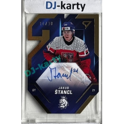 2025 Sportzoo Hokejové ČESKO #TES-JS Jakub Štancl Team 20 Auto 14/30