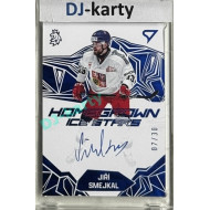 2025 Sportzoo Hokejové ČESKO #HSS-SM Jiří Smejkal Homegrown Ice Stars Blue Auto 07/30