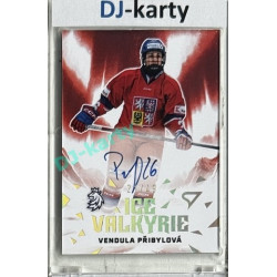 2025 Sportzoo Hokejové ČESKO #IVS-VP Vendula Přibylová Ice Valkyrie Auto 21/49